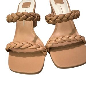 Dolce Vita Tan Braided Strap Sandals